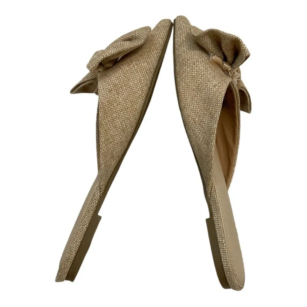 Asos Design  Women’s Beige Tan Slip On ,Toe Flat .Shoes size 7. - Picture 6 of 13